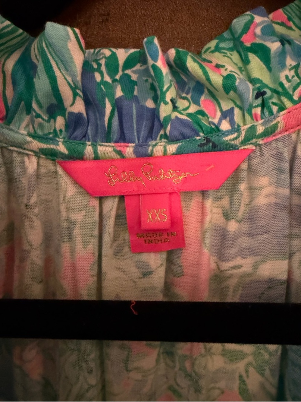 Lily PulitzerB bight Floral Maxi Dress in Pink, Aqua & Blue, worn once. - Picture 2 of 6